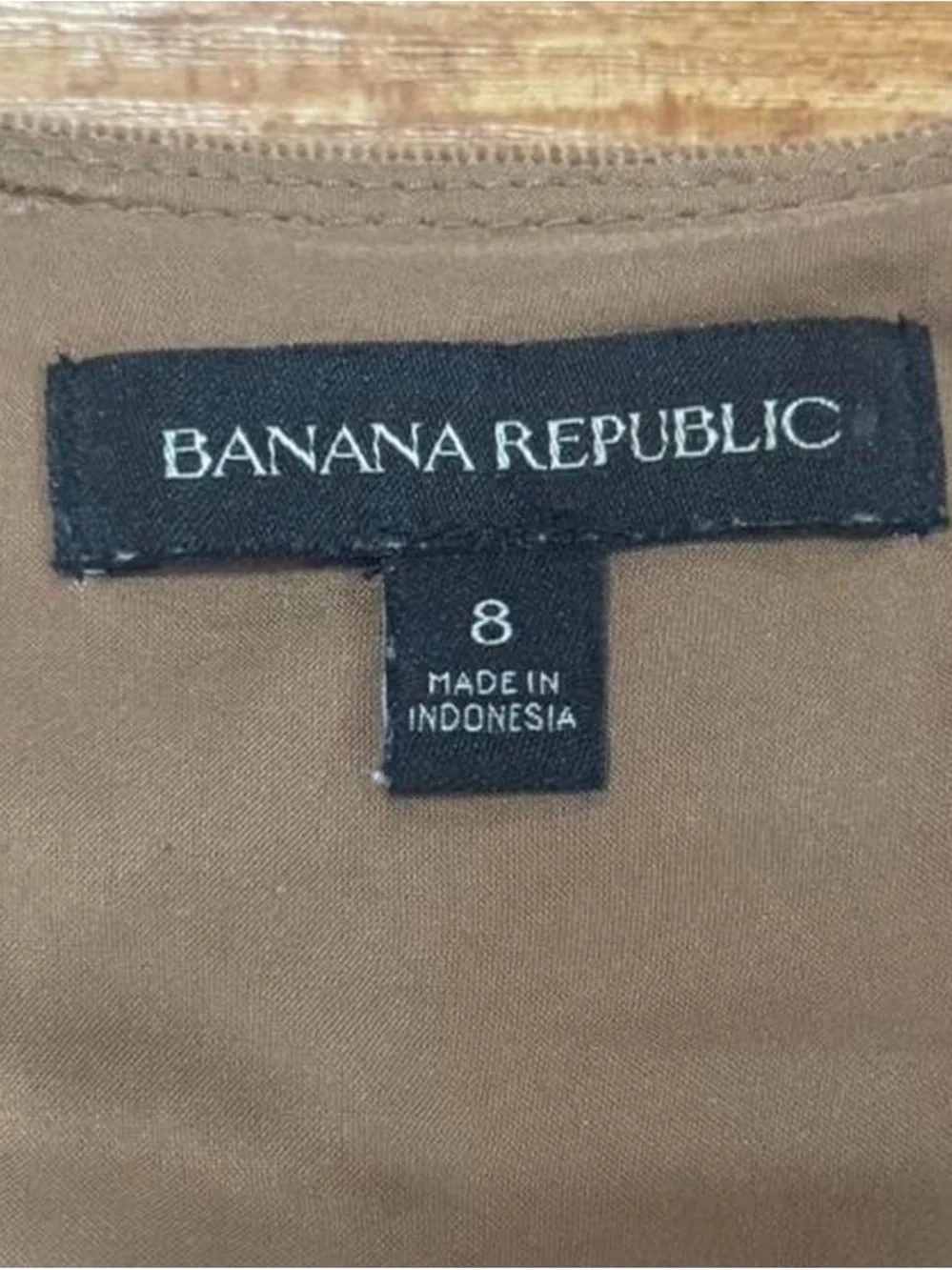 Banana Republic Brown mod dress